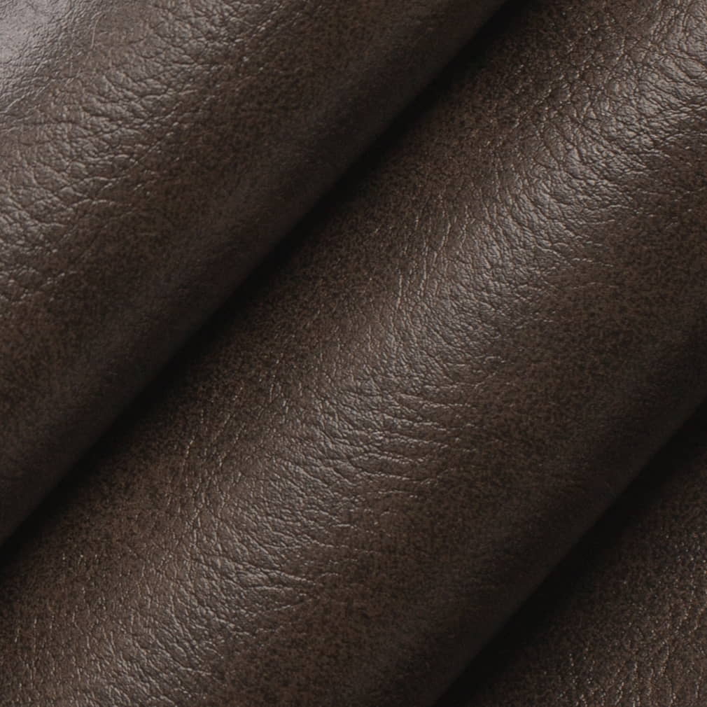 V909 Leather Grain Cocoa Brown Charlotte Fabrics Vinyl