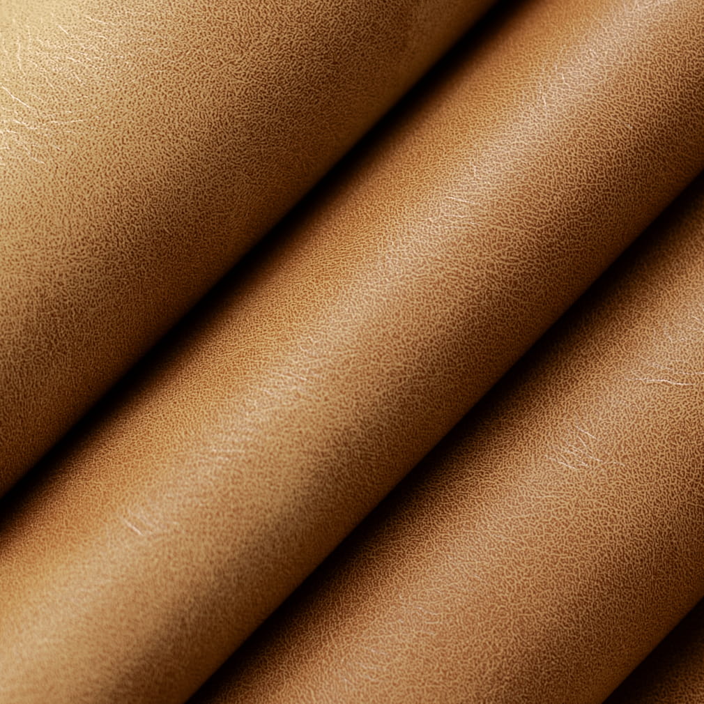 V912 Distressed,Leather Grain Caramel Brown Charlotte Fabrics Vinyl