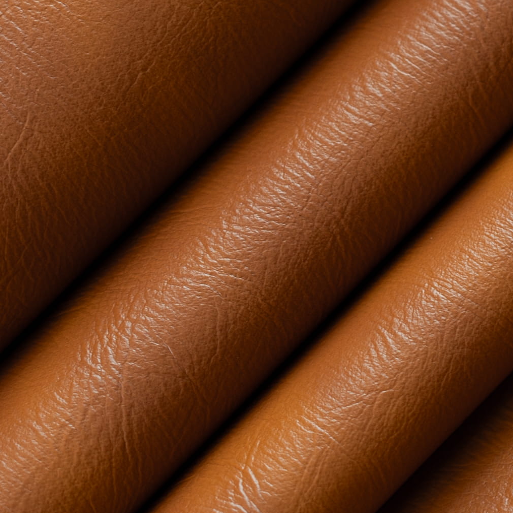 V917 Distressed,Leather Grain Chestnut Brown Charlotte Fabrics Vinyl