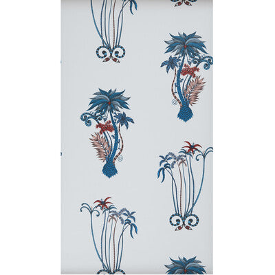 W0101/01-CAC JUNGLE PALMS BLUE CLARKE AND CLARKE Wallpaper
