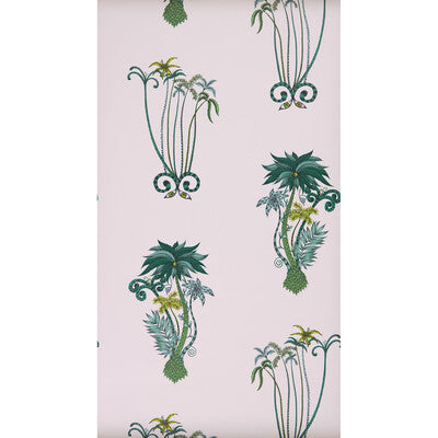 W0101/04-CAC JUNGLE PALMS PINK CLARKE AND CLARKE Wallpaper
