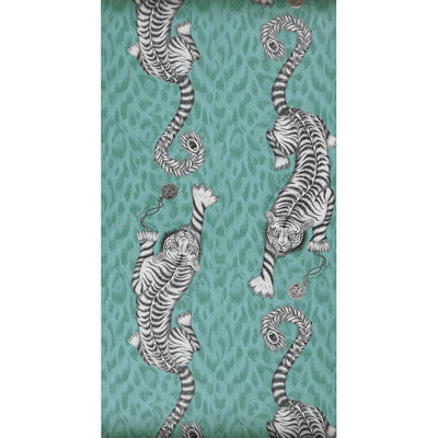 W0105/05-CAC TIGRIS TEAL CLARKE AND CLARKE Wallpaper
