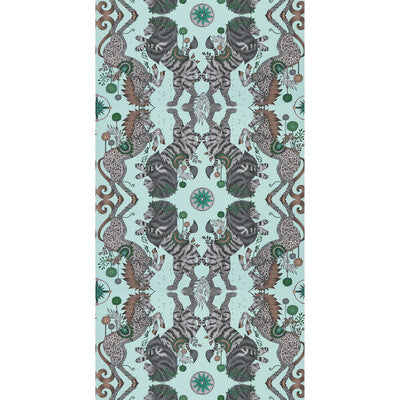 W0113/01-CAC CASPIAN WP AQUA CLARKE AND CLARKE Wallpaper