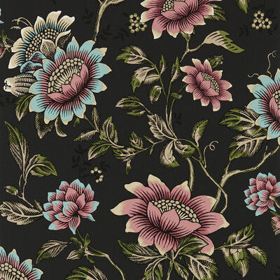 W0134/04-CAC TONQUIN WP NOIR CLARKE AND CLARKE Wallpaper