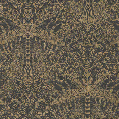 W0141/01-CAC LEOPARDO ANTIQUE/NOIR WP CLARKE AND CLARKE Wallpaper