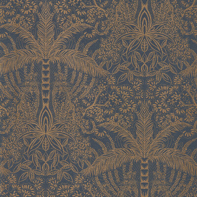 W0141/02-CAC LEOPARDO COPPER/MIDNIGHT WP CLARKE AND CLARKE Wallpaper
