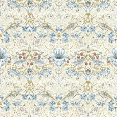 W0171/03-CAC STRAWBERRY THIEF LINEN WP CLARKE AND CLARKE Wallpaper