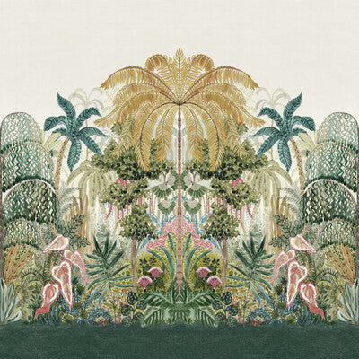W0187/01-CAC MOMBASA TROPICAL BANNER WP CLARKE AND CLARKE Wallpaper