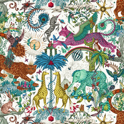 W0216/03-CAC PARADISE LOST IVORY WP CLARKE AND CLARKE Wallpaper