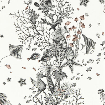 W0218/03-CAC SEAFOREST MONO WP CLARKE AND CLARKE Wallpaper