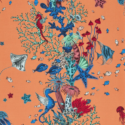 W0218/05-CAC SEAFOREST PEACH WP CLARKE AND CLARKE Wallpaper