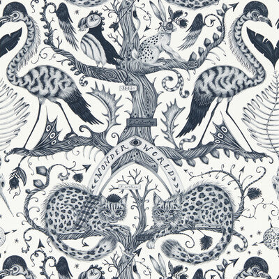 W0219/02-CAC WONDER WORLD MONO WP CLARKE AND CLARKE Wallpaper