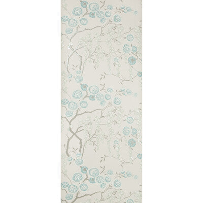 W3507-315 PEONY TREE AQUA KRAVET DESIGN Wallpaper
