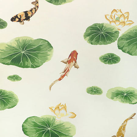 W4146-34 Lotus Pond WP Multi Kravet Wallpaper