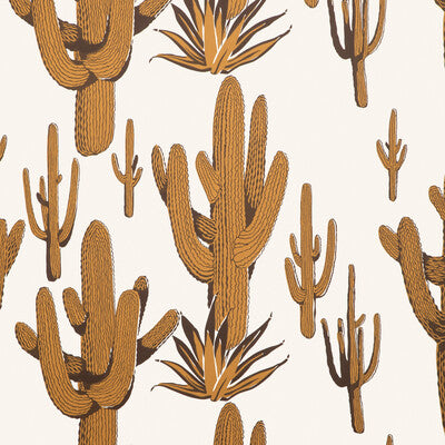 W4260-404 CACTI LAND WP SAFFRON KRAVET COUTURE Wallpaper