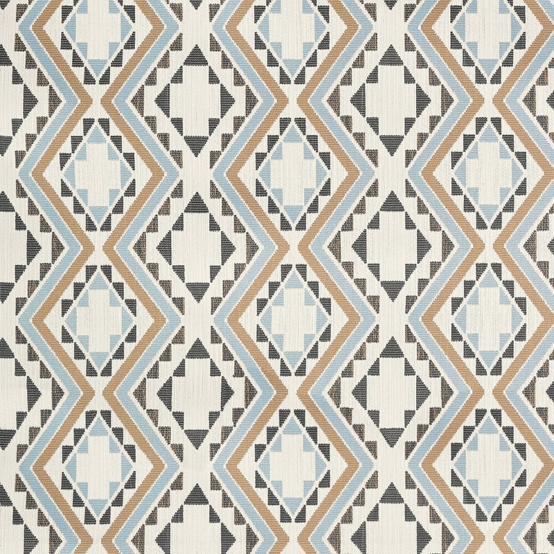 W711113 Thibaut Toffee and Charcoal Fabric
