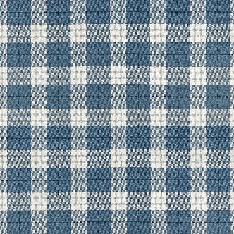 W711329 Thibaut True Blue Fabric