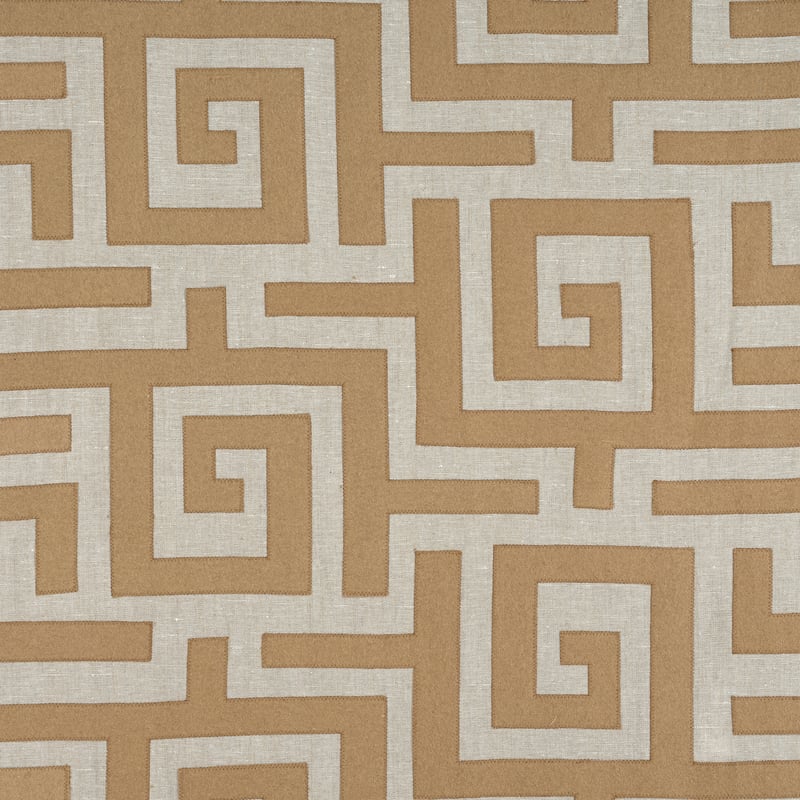 W713224 Thibaut Wheat on Natural Fabric