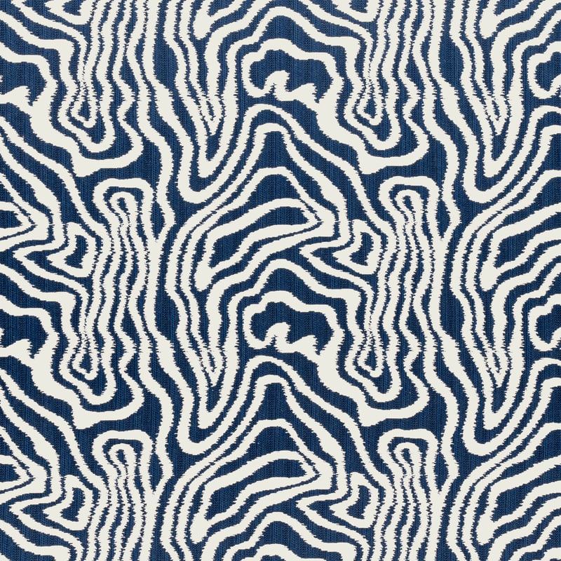 W713607 Thibaut Navy Fabric