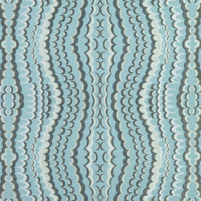 W72983 Thibaut Aqua Fabric