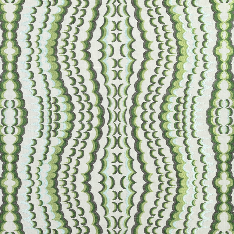 W72984 Thibaut Green Fabric
