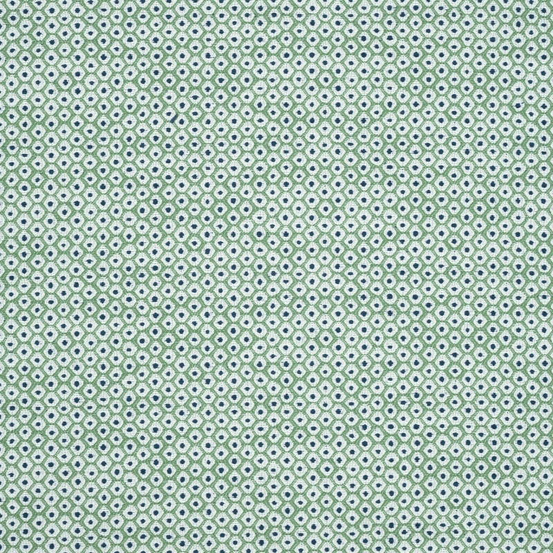 W73464 Thibaut Kelly Green and Marine Fabric