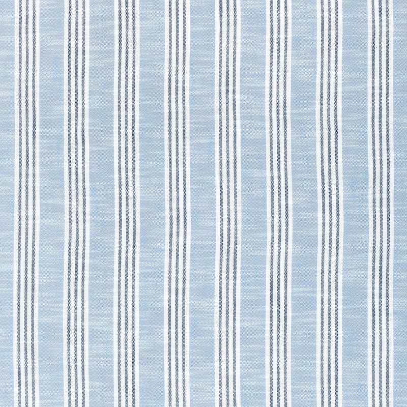 W73488 Thibaut Sky Blue and Navy Fabric