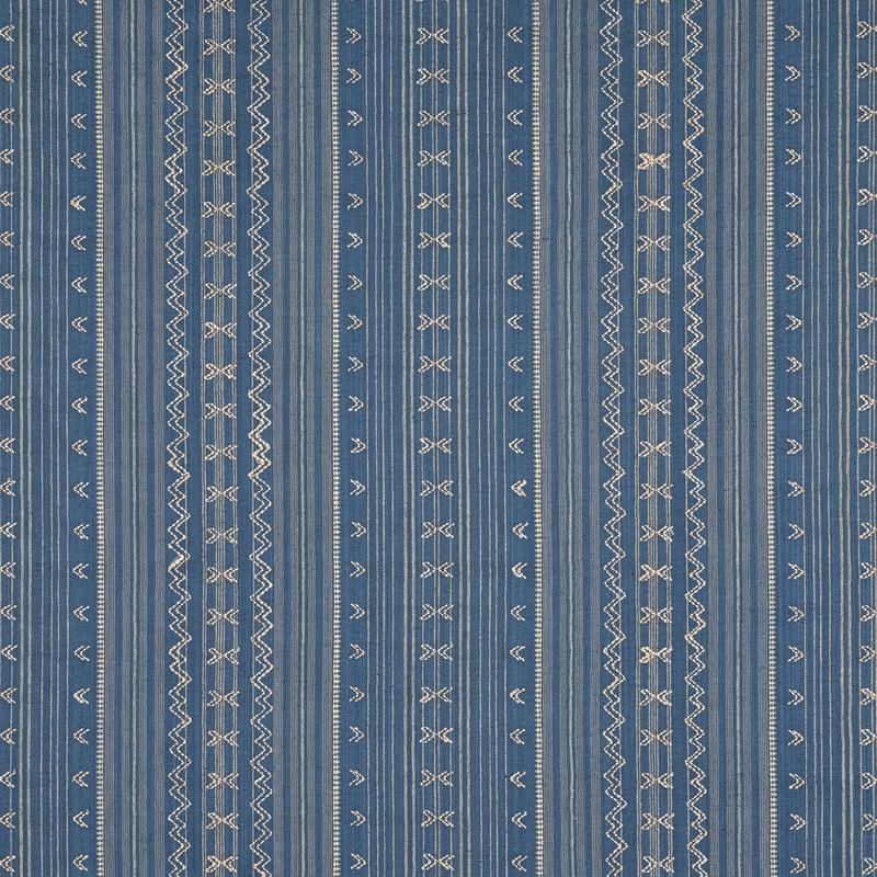 W736456 Thibaut Navy Fabric