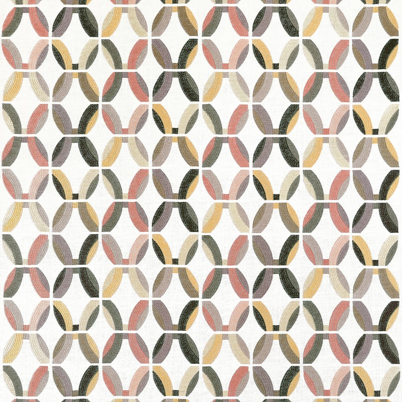 W745002 Thibaut Apricot and Ginger Fabric