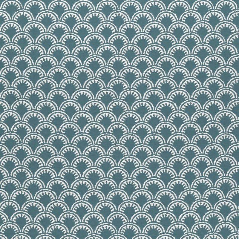 W74644 Thibaut Teal Fabric