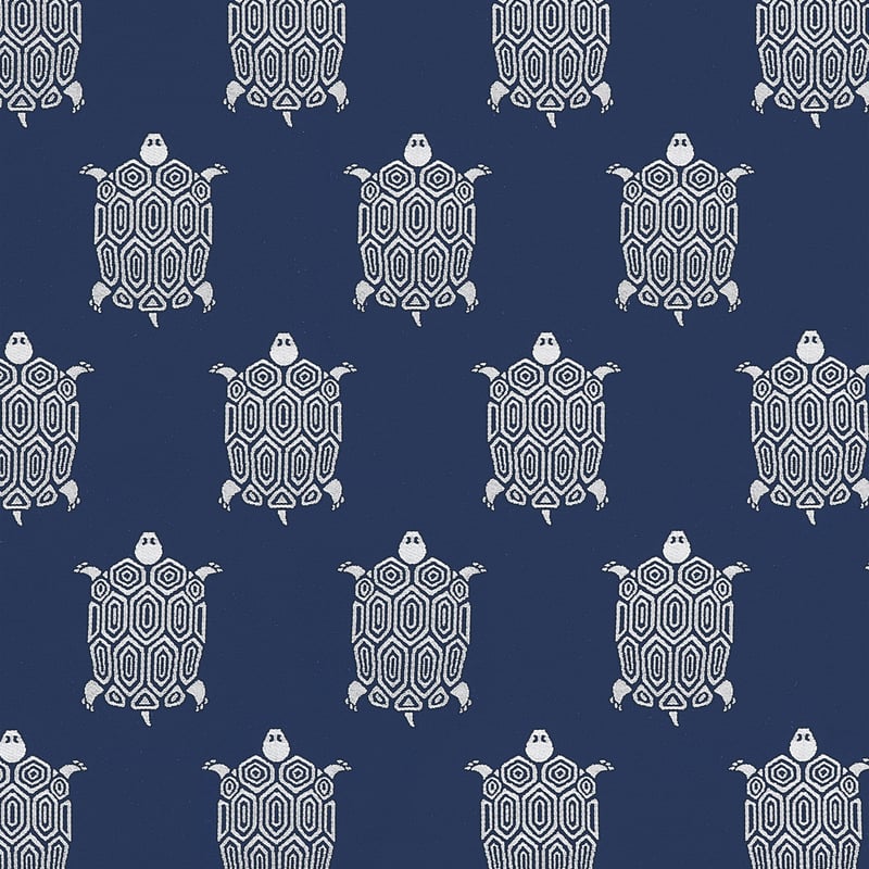 W81629 Thibaut Navy Fabric