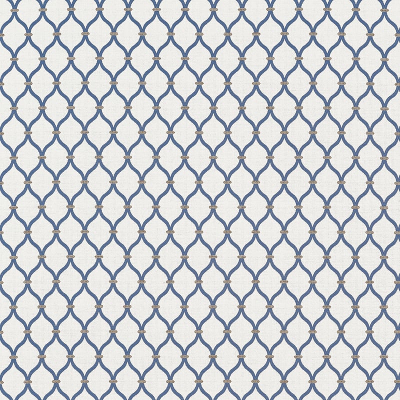 W81938 Thibaut Indigo Fabric