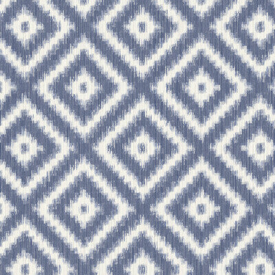 WBP10802-WT IKAT DIAMOND INDIGO WINFIELD THYBONY Wallpaper