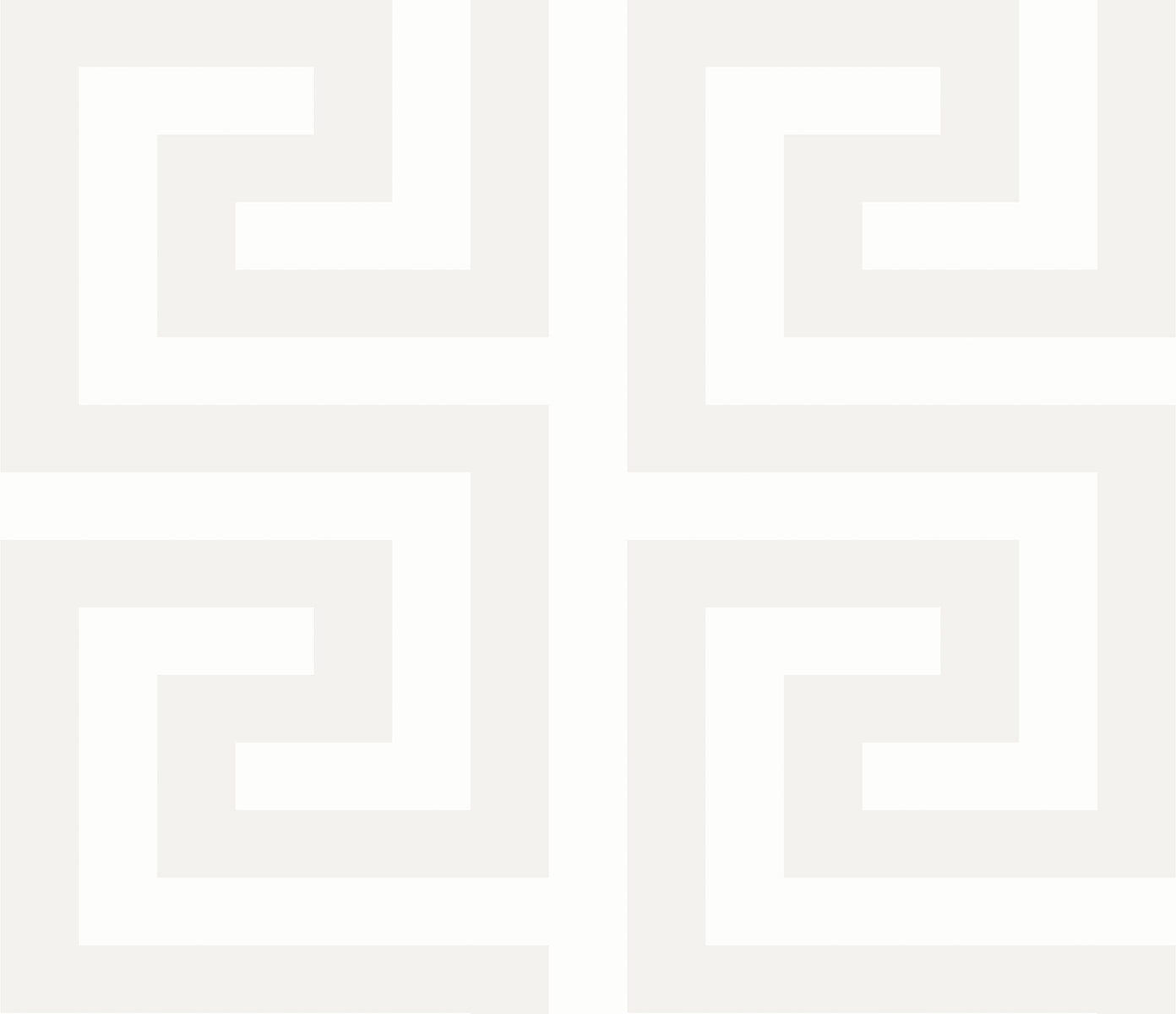 WH40310 Seabrook Designs Piano Wallpaper Forte Greek Key Metallic Ivory