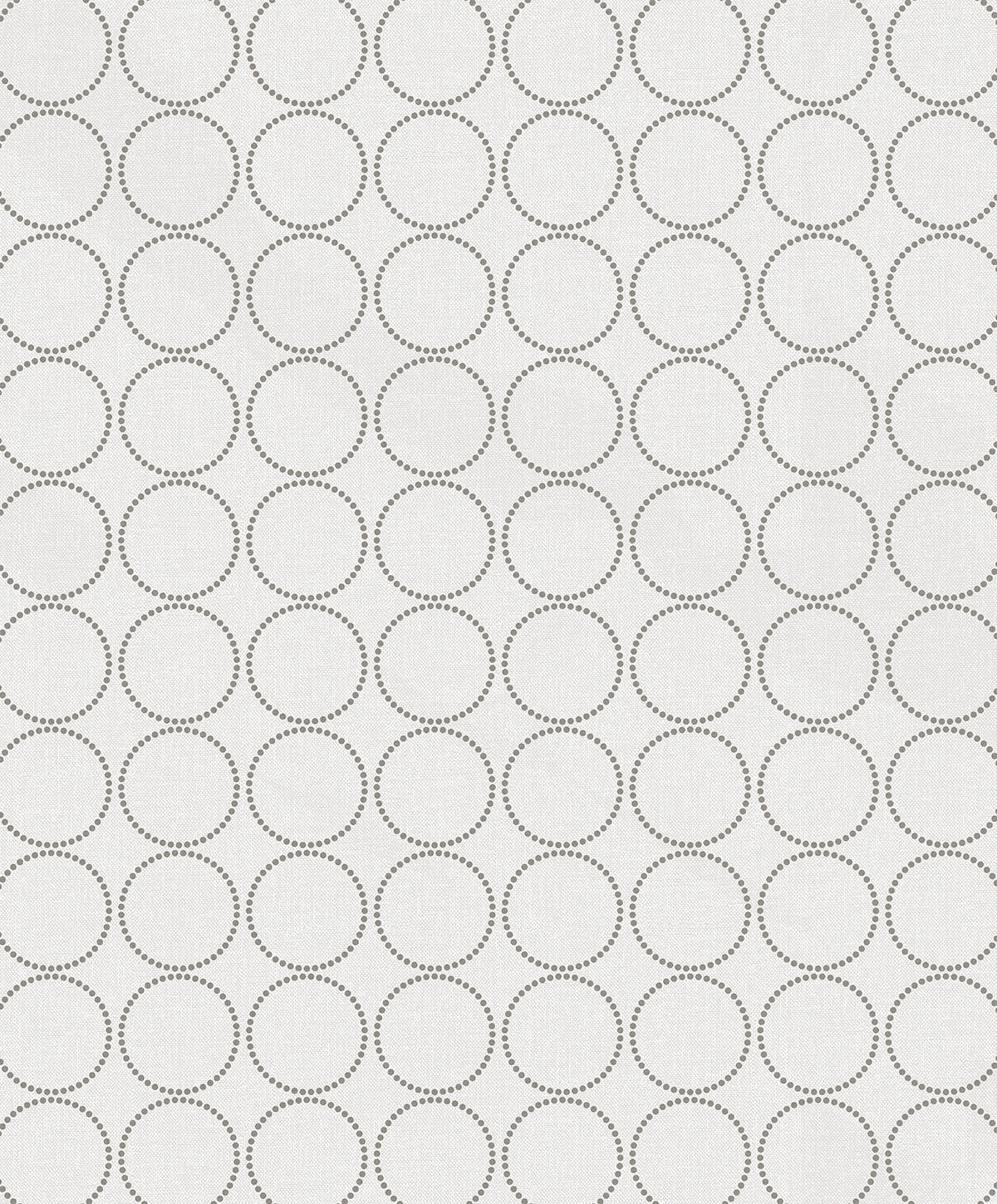 WH40505 Seabrook Designs Piano Wallpaper Round Geometric Linen & Metallic Silver
