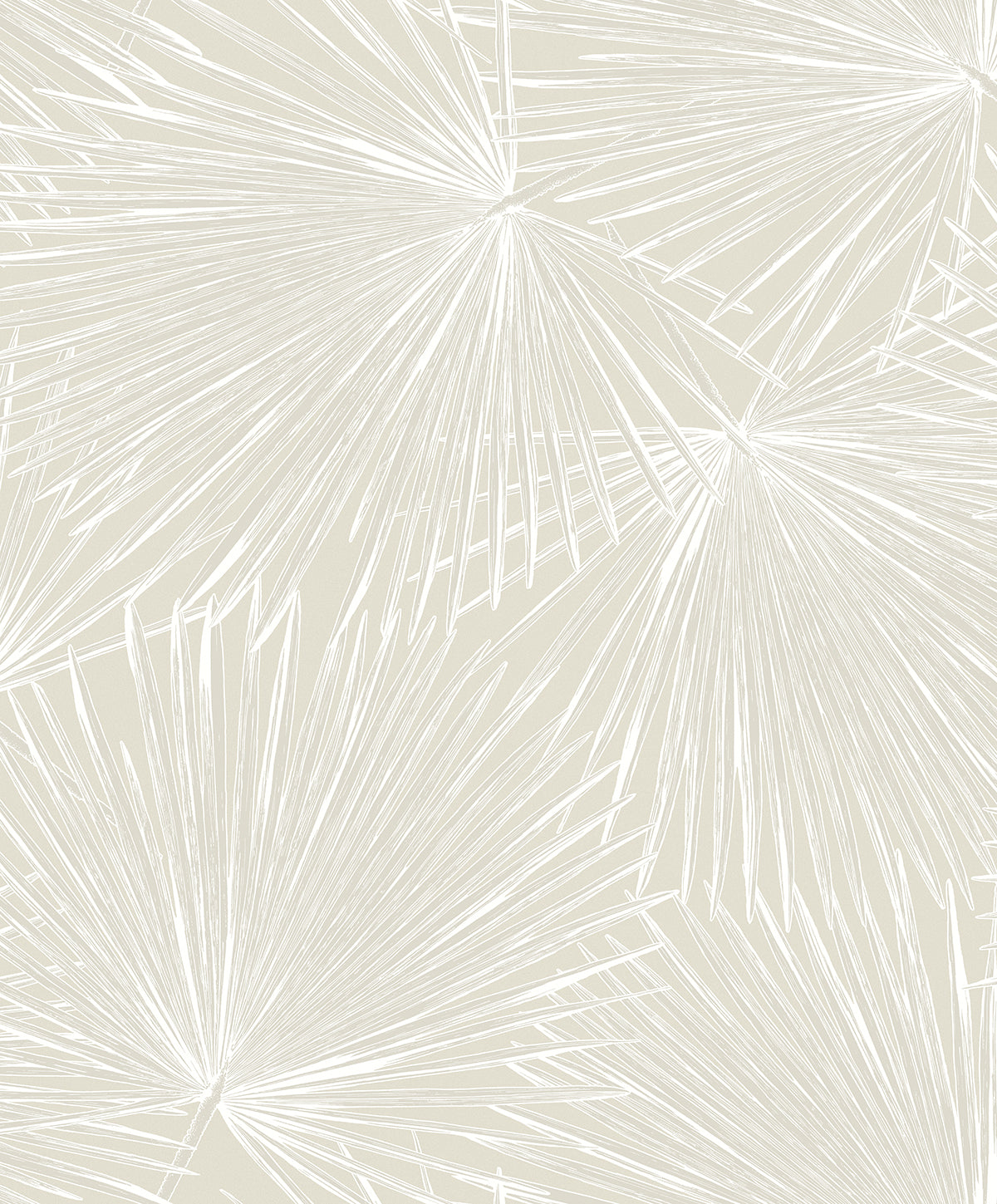WH41503 Seabrook Designs Piano Wallpaper Elvis Palms Metallic Ivory