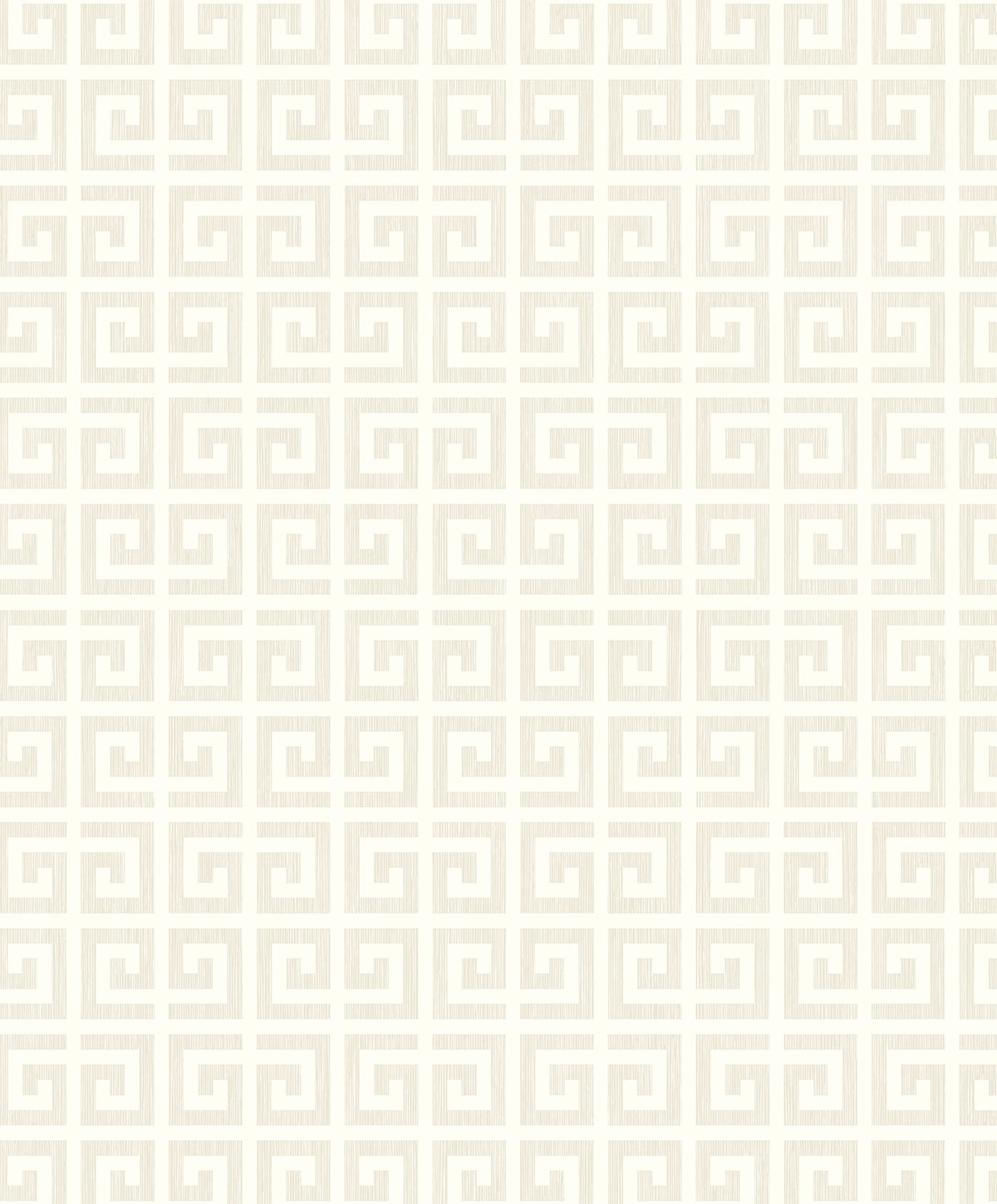 WH41913 Seabrook Designs Piano Wallpaper Major Greek Key Metallic Oatmeal