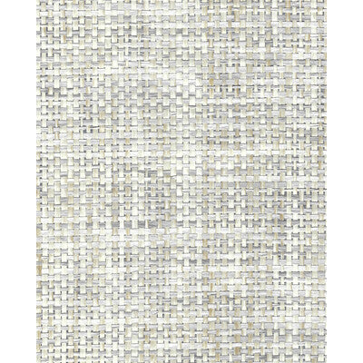 WNR2104-WT LARGE NOSHI WEAVE NATURAL SILVER WINFIELD THYBONY Wallpaper
