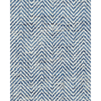 WNR2125-WT SAORI CHEVRON MARINE BLUE WINFIELD THYBONY Wallpaper