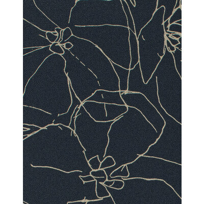 WTN1001-WT GARDEN INK BLUE WINFIELD THYBONY Wallpaper
