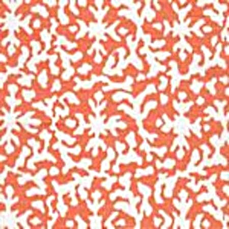 AC120-06 LAUREL REVERSE Pale Peach on White Quadrille Fabric