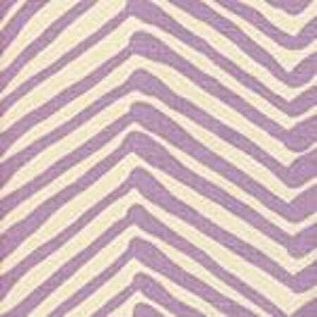 AC302-03 ZIG ZAG Lavender on Tint Quadrille Fabric
