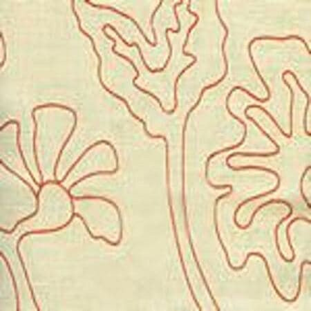 AC804L-18 POTALLA OUTLINE New Shrimp on Tint Quadrille Fabric