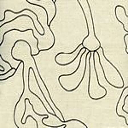 AC804L-30 POTALLA OUTLINE Black on Tint Quadrille Fabric