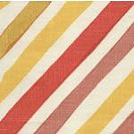 AC830-05 SILVIO Terracota Gold Yellow on Tint Quadrille Fabric