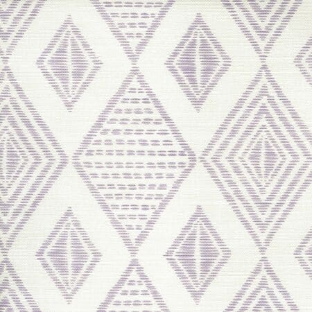 AC850-04 SAFARI EMBROIDERY Soft Lavender on Tint Quadrille Fabric