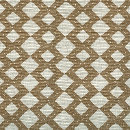 AC920-09 HANDSTITCH Brown Quadrille Fabric