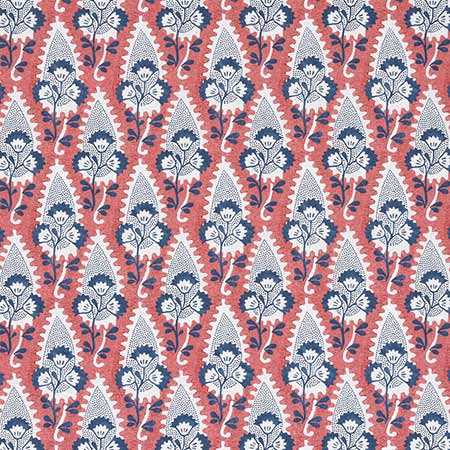 AF15124 CORNWALL Red and Blue Anna French Fabric