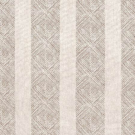 AF15130 CLIPPERTON STRIPE Brown on Natural Anna French Fabric