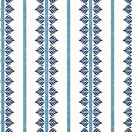 AT15101 FERN STRIPE Navy Anna French Wallpaper